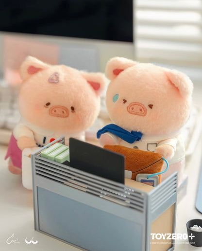 LuLu the Piggy Office Series - My Workplace Partners Monitor Plush Keychain Blindbox