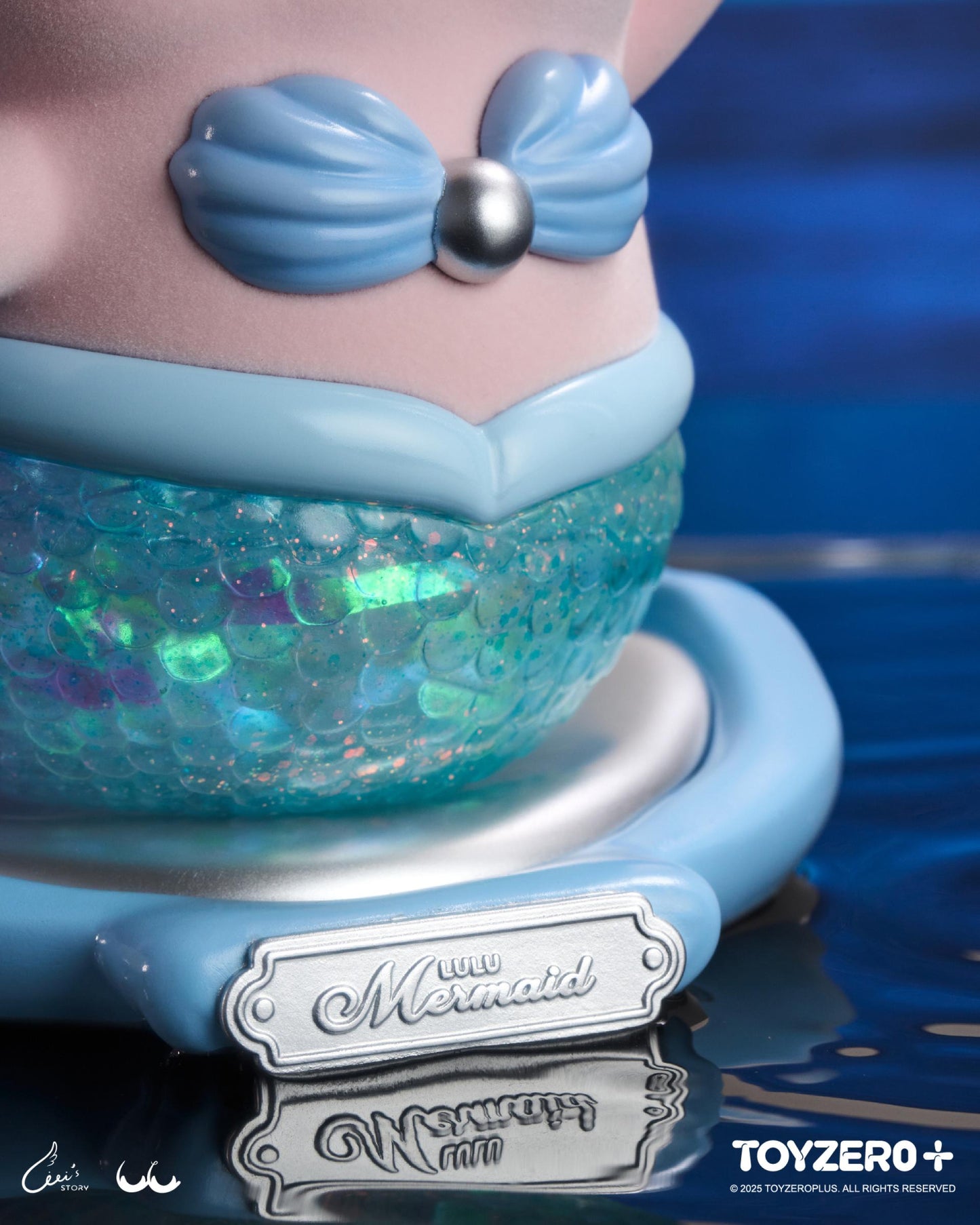LULU THE PIGGY - XL MERMAID (AZURE)
