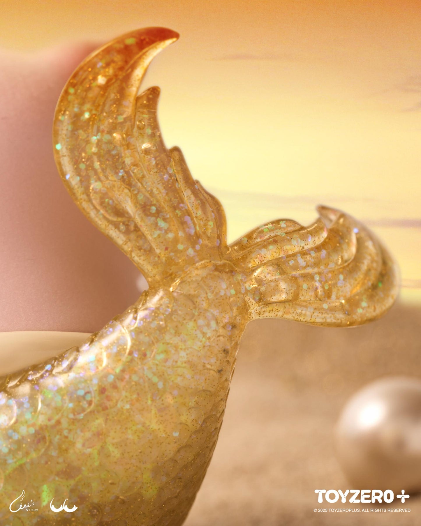 LuLu the Piggy - XL Mermaid (Rosy Sky)