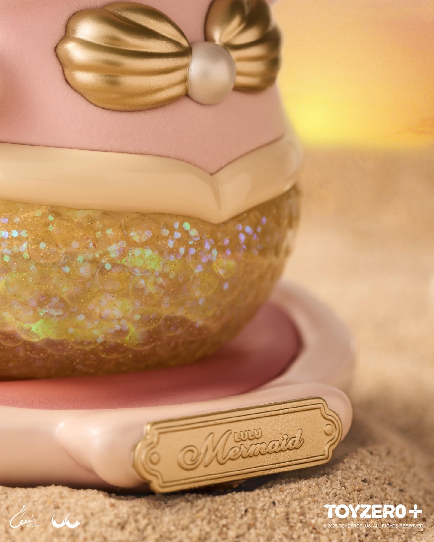 LuLu the Piggy - XL Mermaid (Rosy Sky)