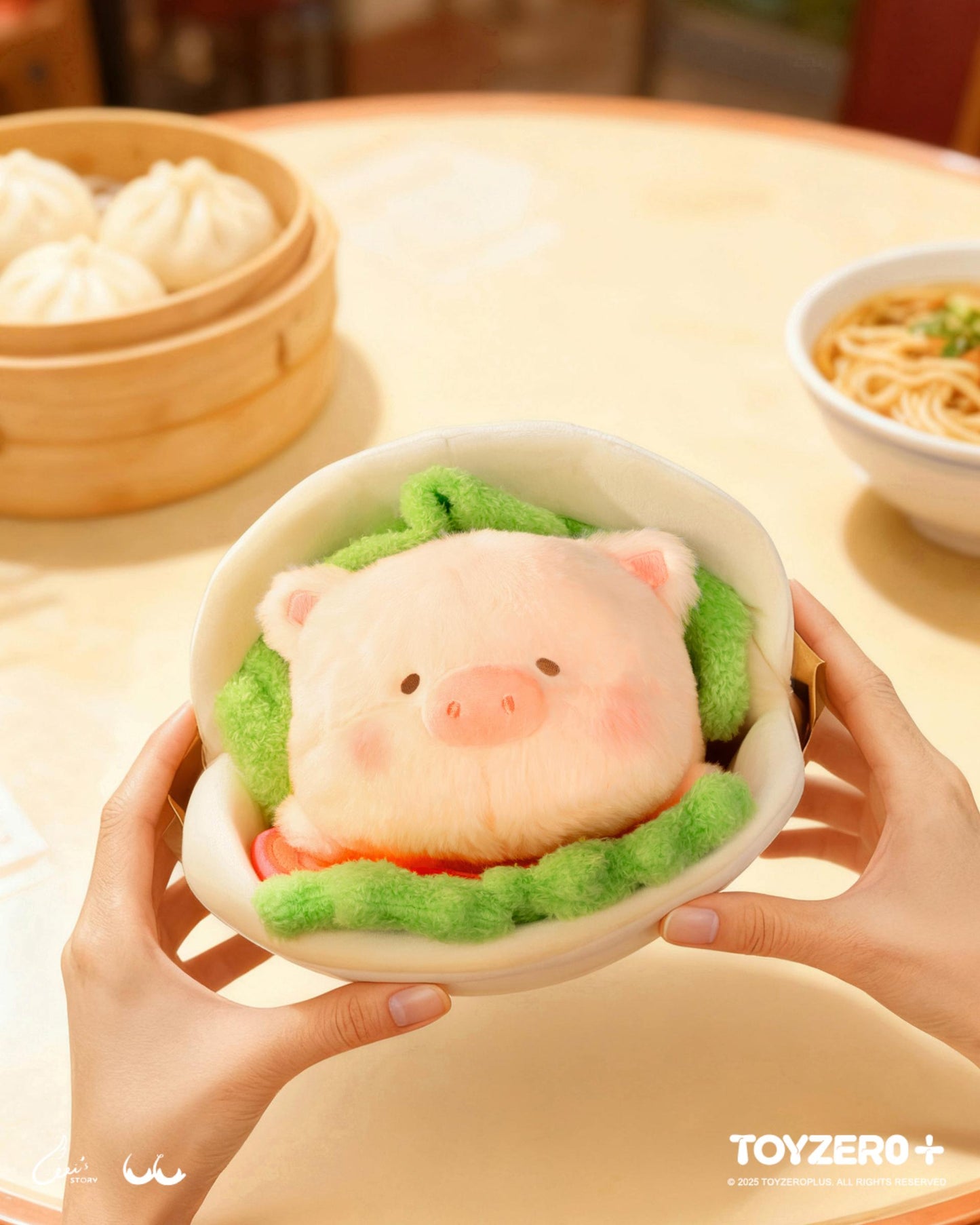 LuLu the Piggy Lu's Table - 5 Stars Roujiamo Lu Plush