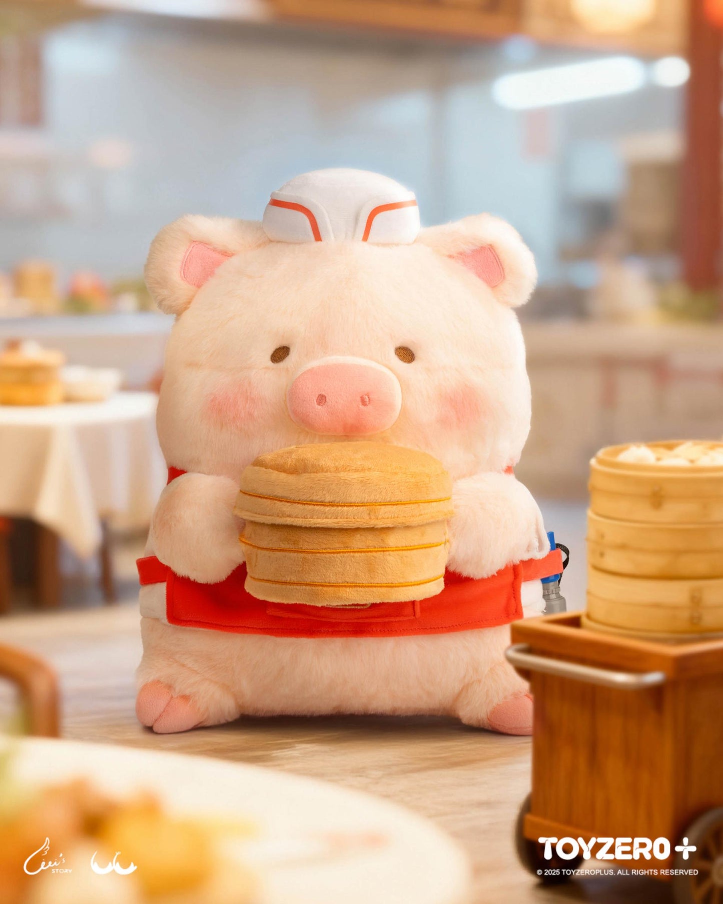 LuLu the Piggy Lu's Table - Tea House Staff Lu Plush
