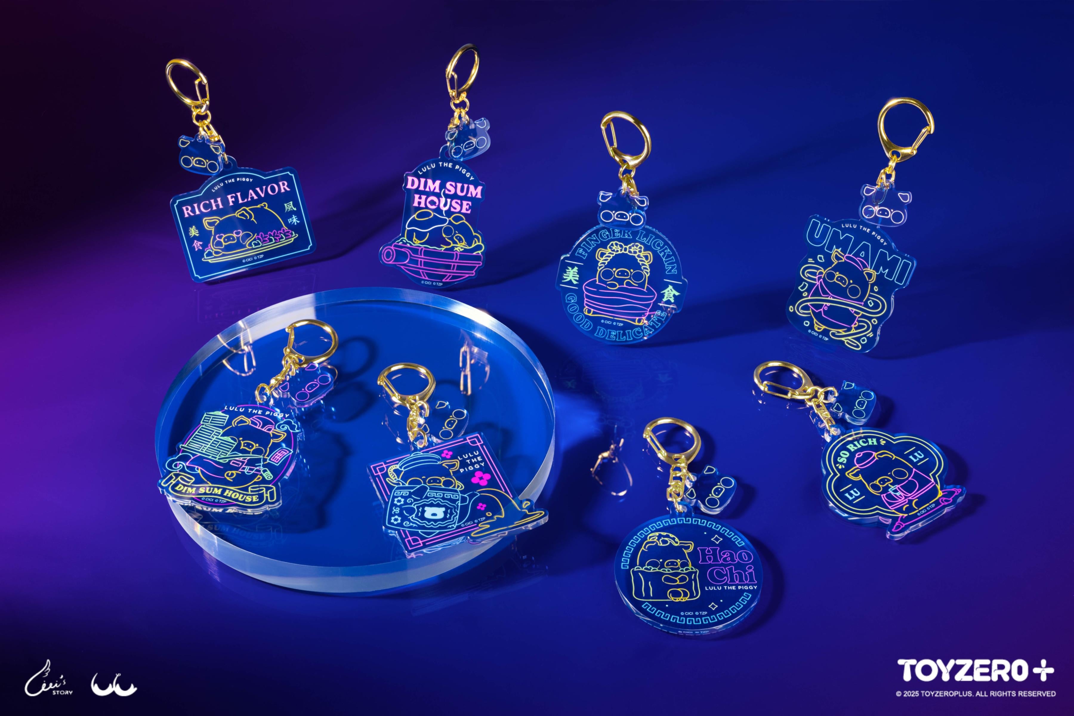 LuLu the Piggy Lu's Table - Staff LuLu's Daily Routine Acrylic Keychai ...