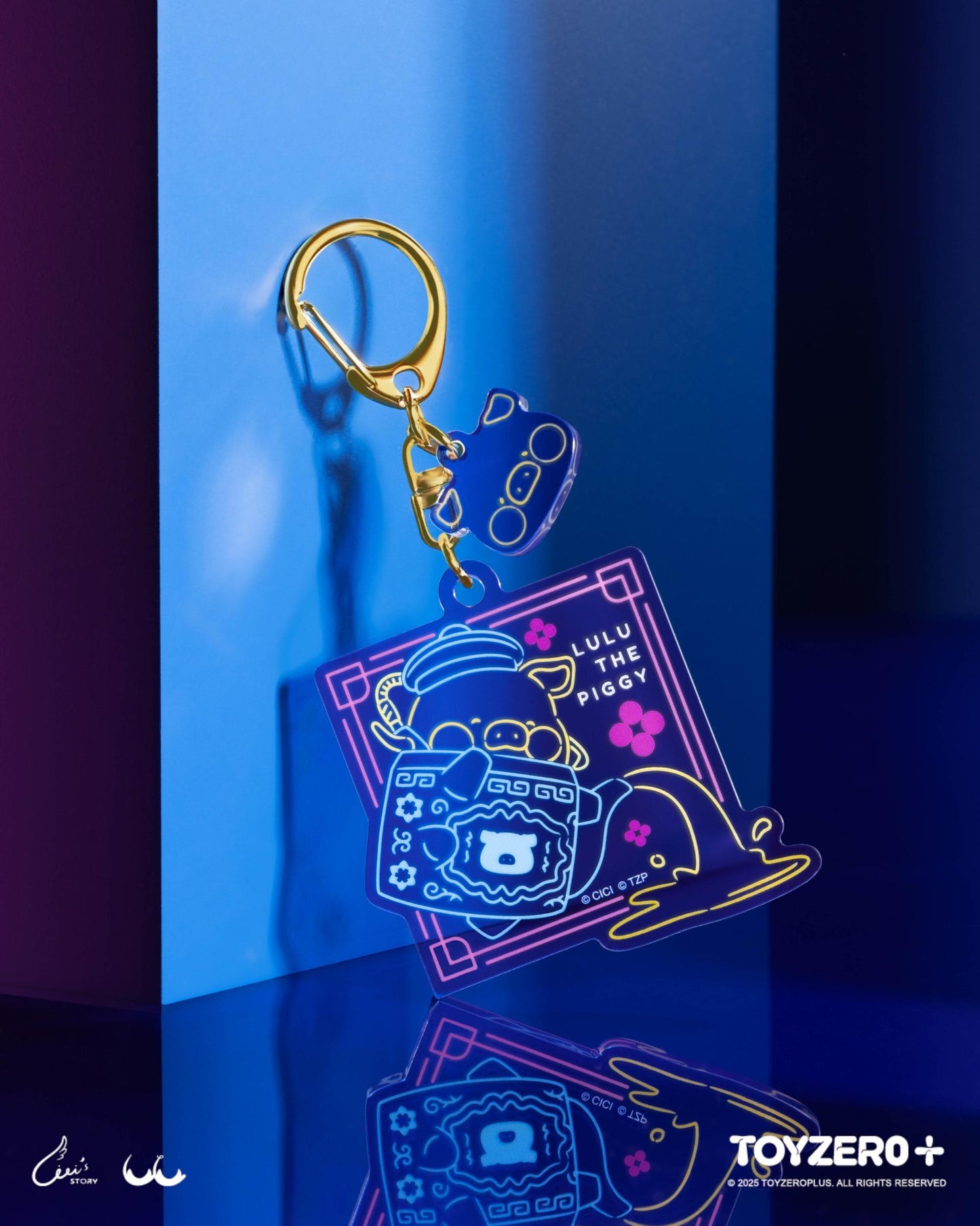 LuLu the Piggy Lu's Table - Staff LuLu's Daily Routine Acrylic Keychain (Blind Box)