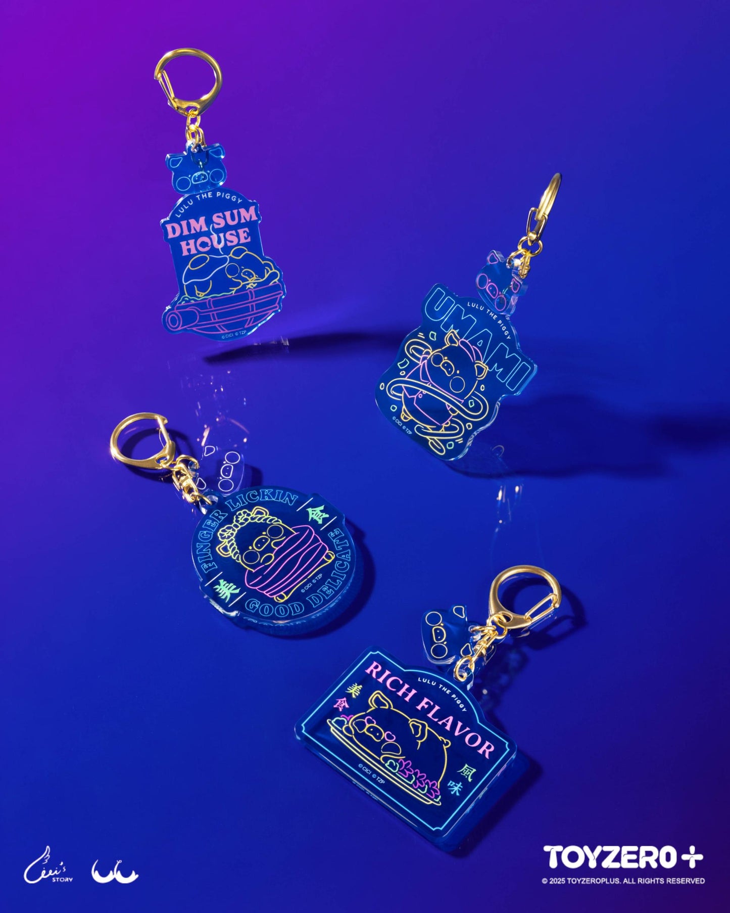 LuLu the Piggy Lu's Table - Staff LuLu's Daily Routine Acrylic Keychain (Blind Box)