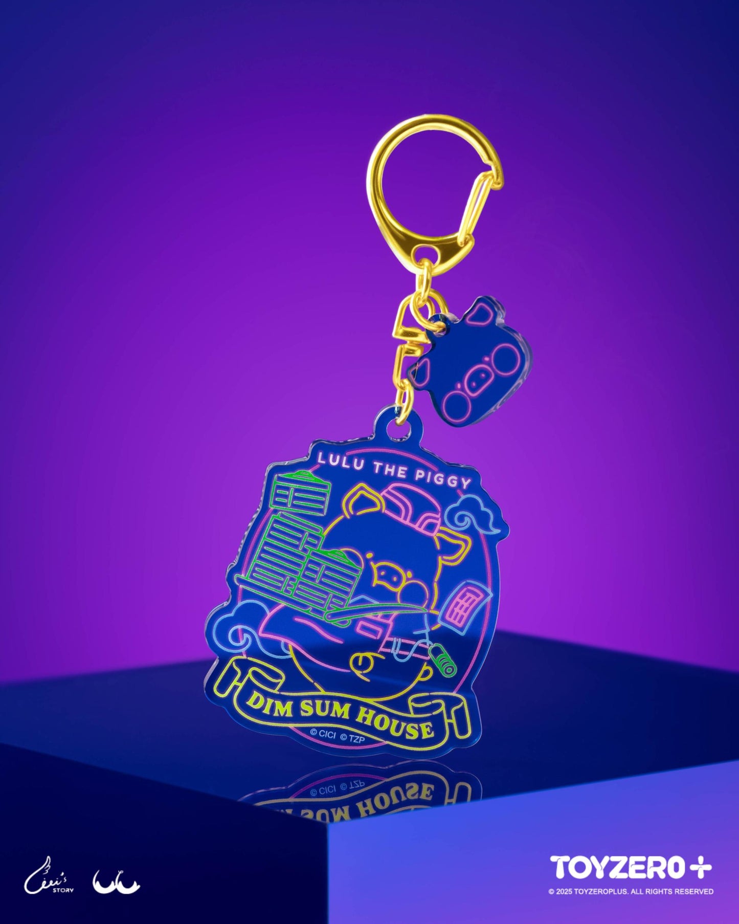 LuLu the Piggy Lu's Table - Staff LuLu's Daily Routine Acrylic Keychain (Blind Box)