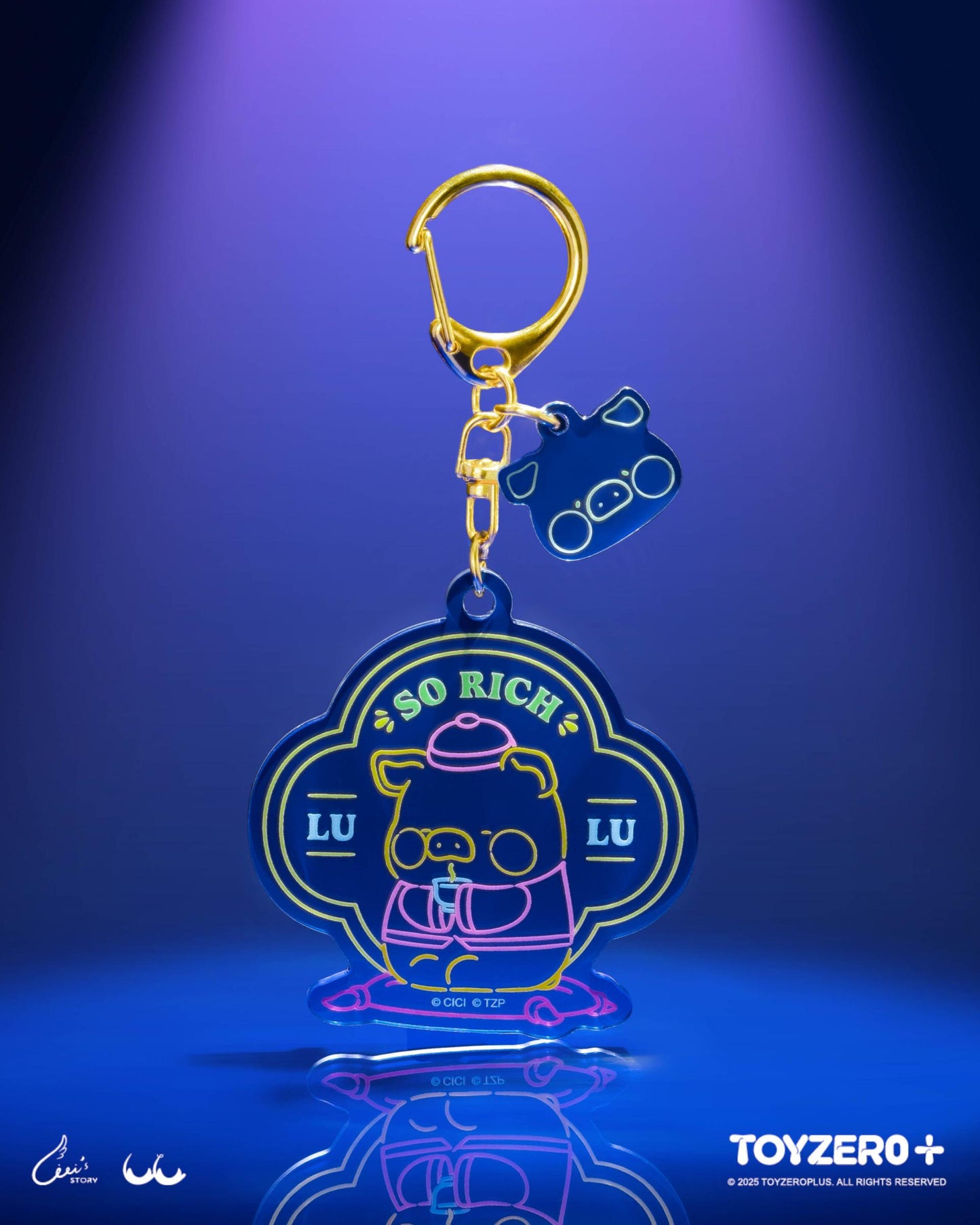 LuLu the Piggy Lu's Table - Staff LuLu's Daily Routine Acrylic Keychain (Blind Box)