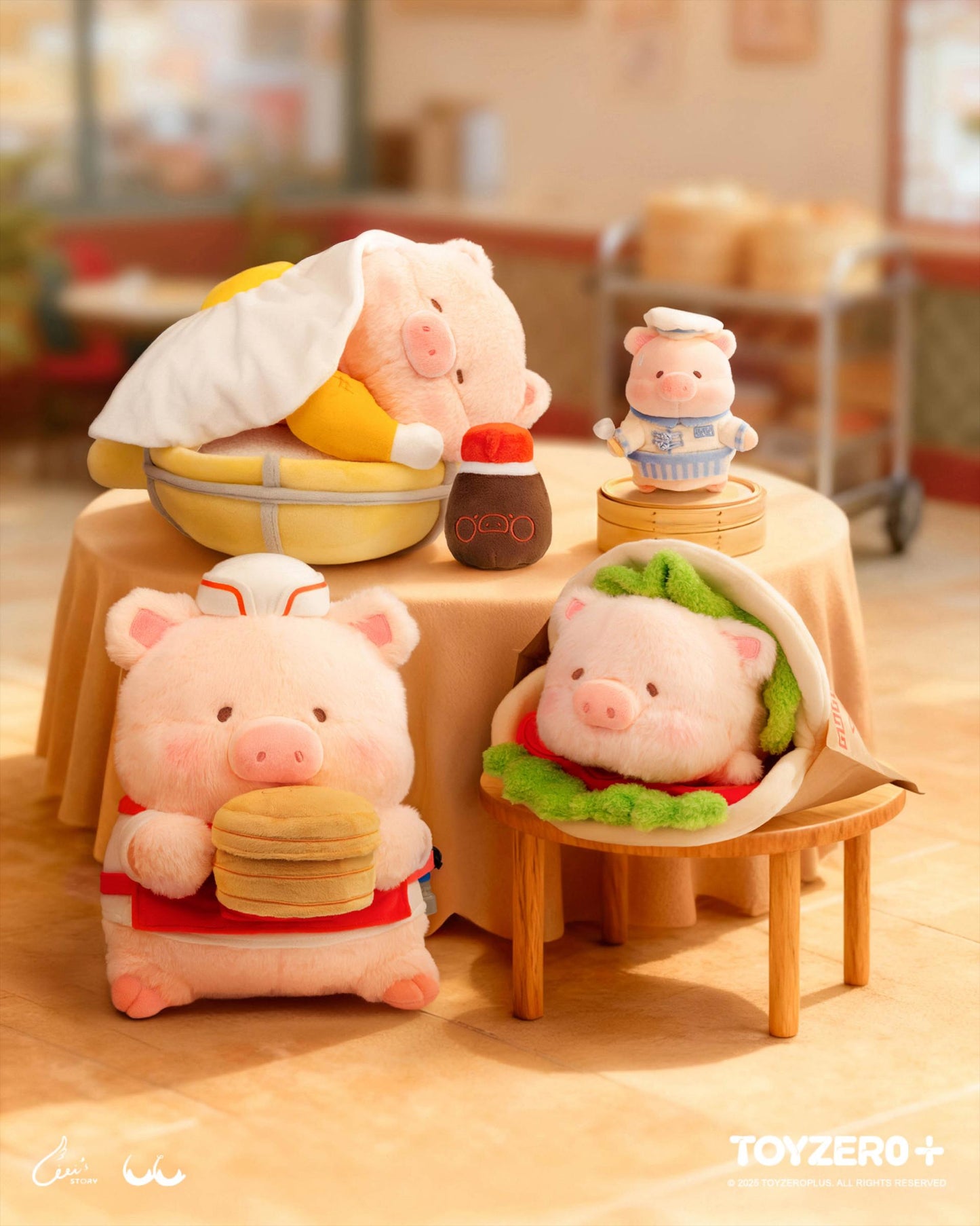 LuLu the Piggy Lu's Table - Claypot Rice Lu Plush