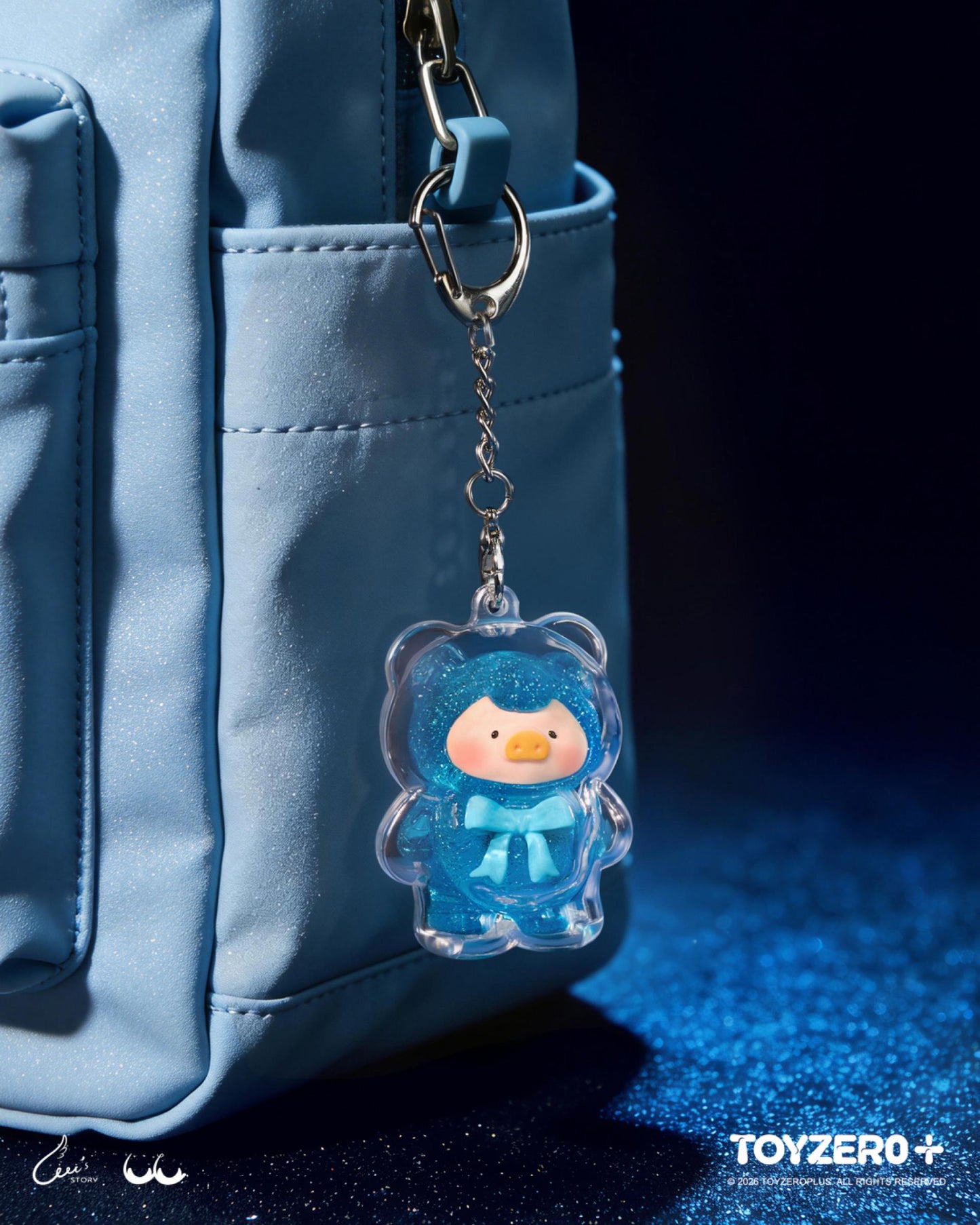 LuLu the Piggy-Teddy Mini 2 Keychain Case(Original Version)