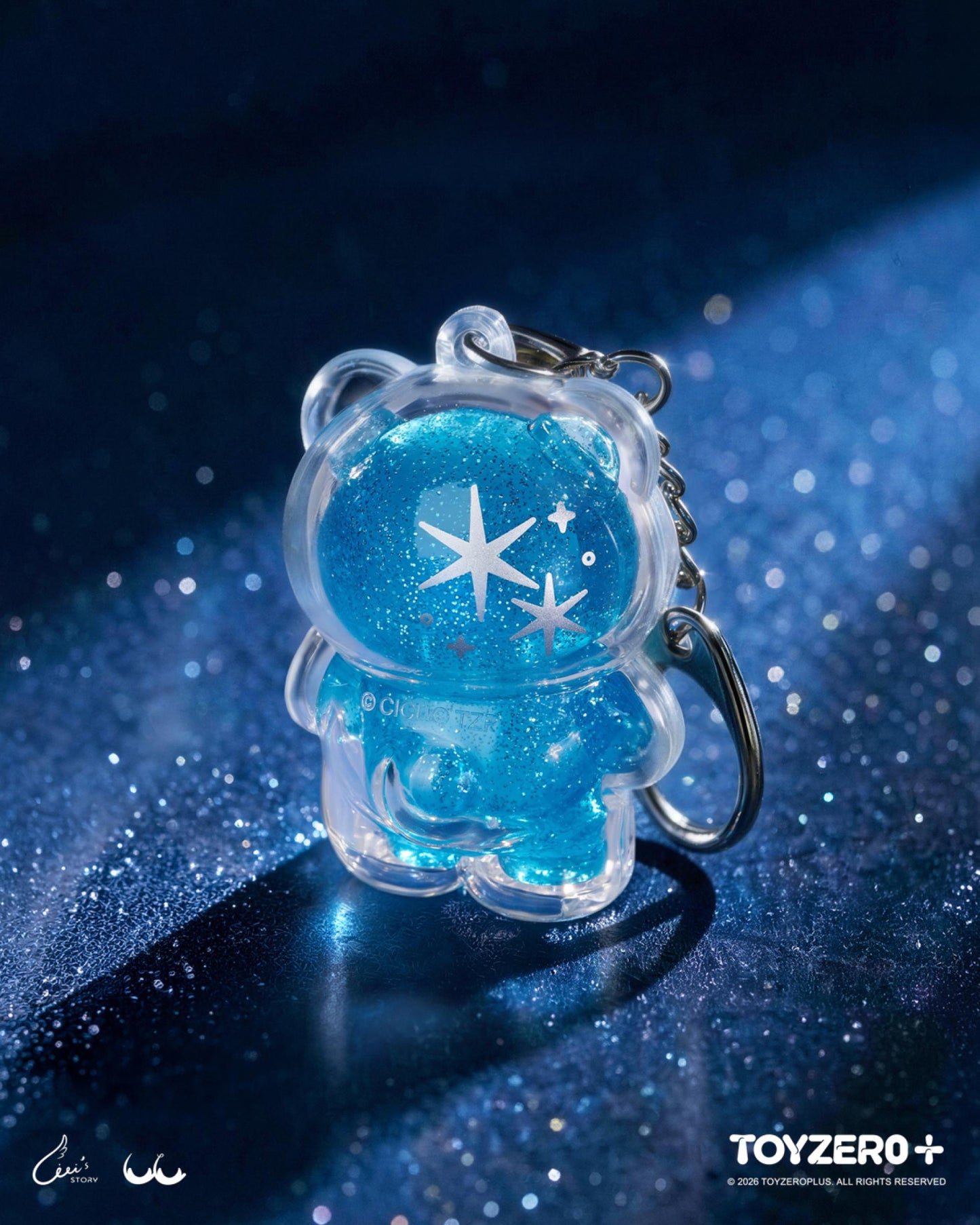 LuLu the Piggy-Teddy Mini 2 Keychain Case(Twinkle Version)
