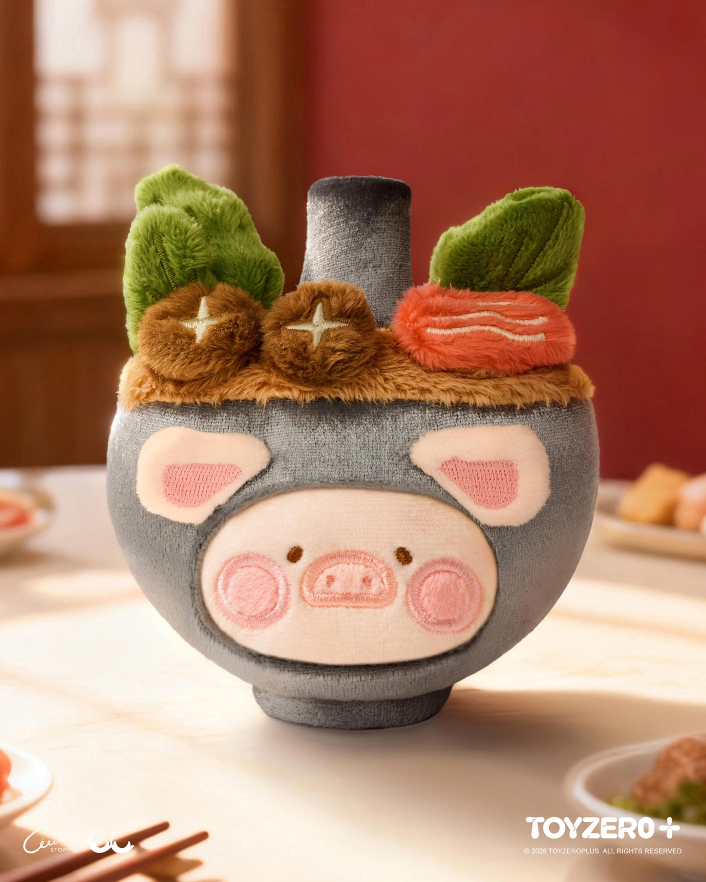 LuLu the Piggy Lu's Table - Food Hunter Series Plush Keychain Blind Box