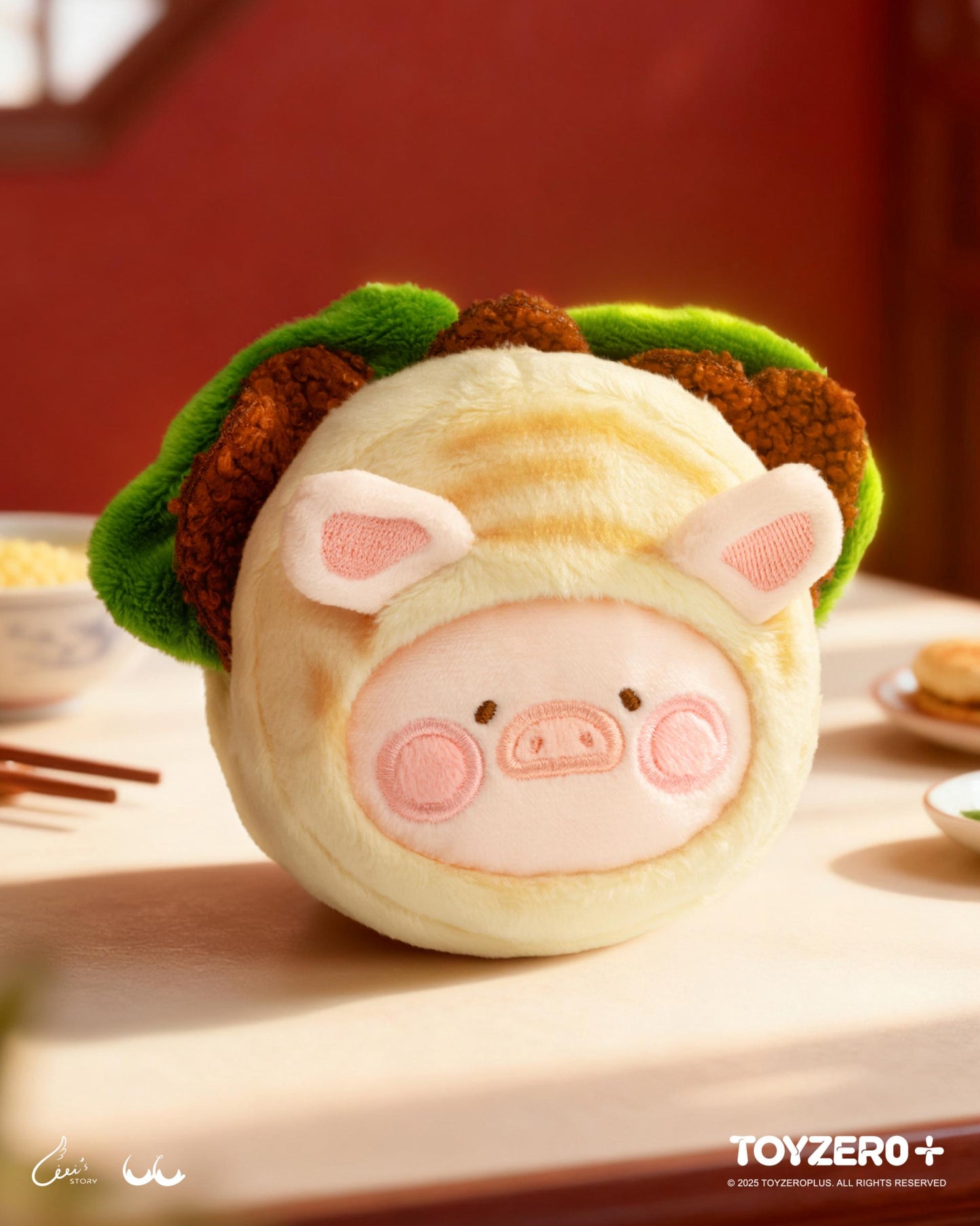 LuLu the Piggy Lu's Table - Food Hunter Series Plush Keychain Blind Box