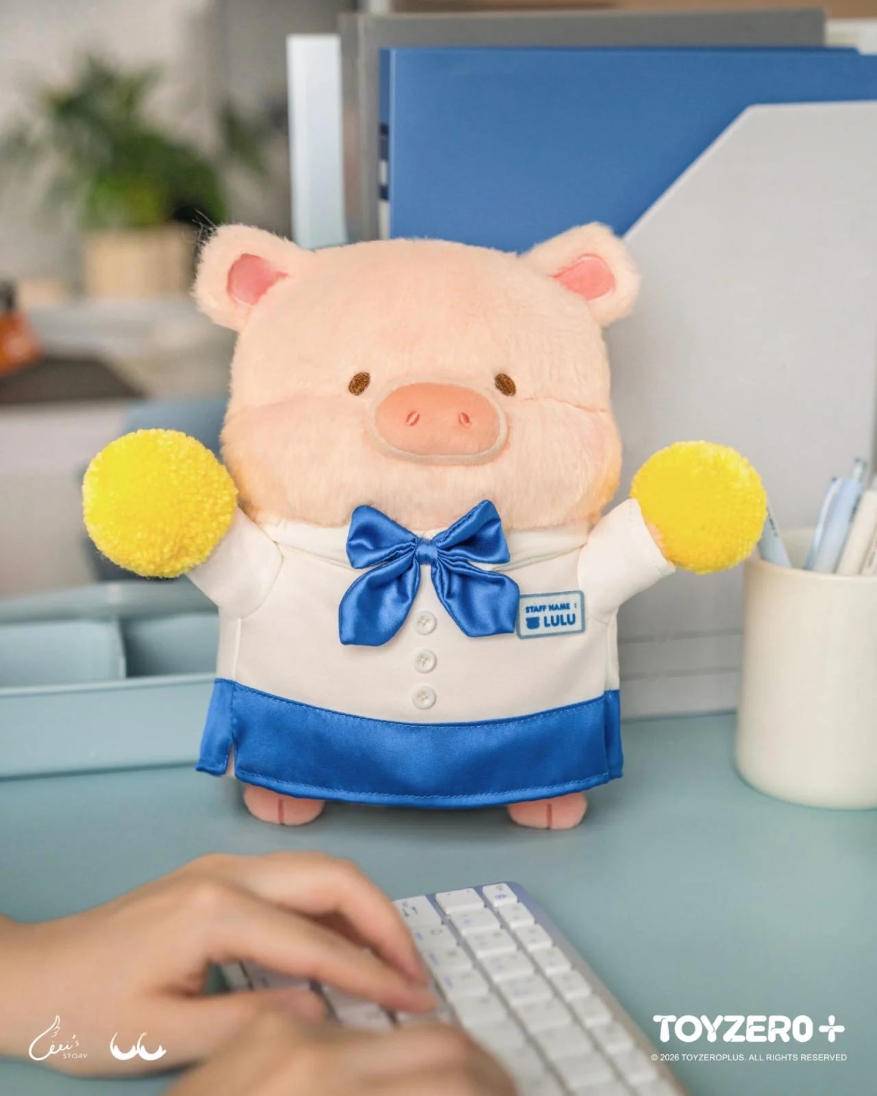 LuLu the Piggy Office Series - Cheer Up Lu Plush