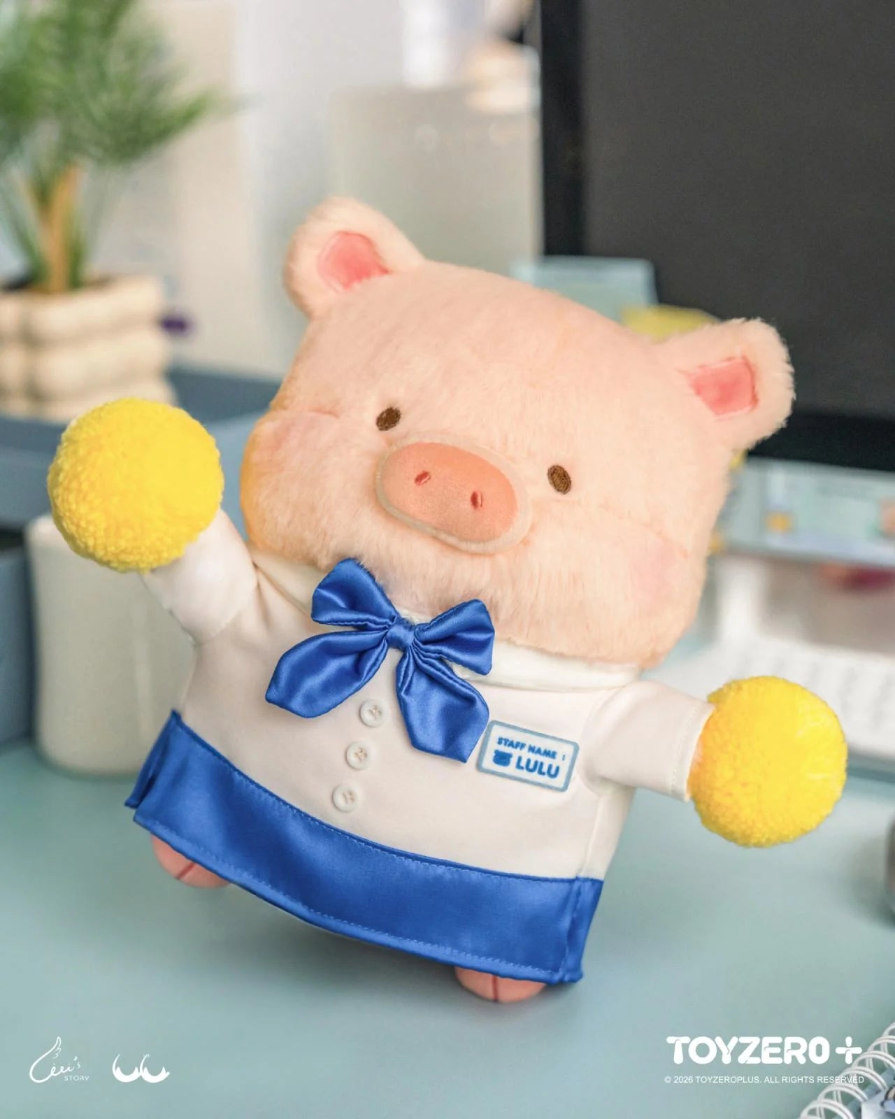 LuLu the Piggy Office Series - Cheer Up Lu Plush