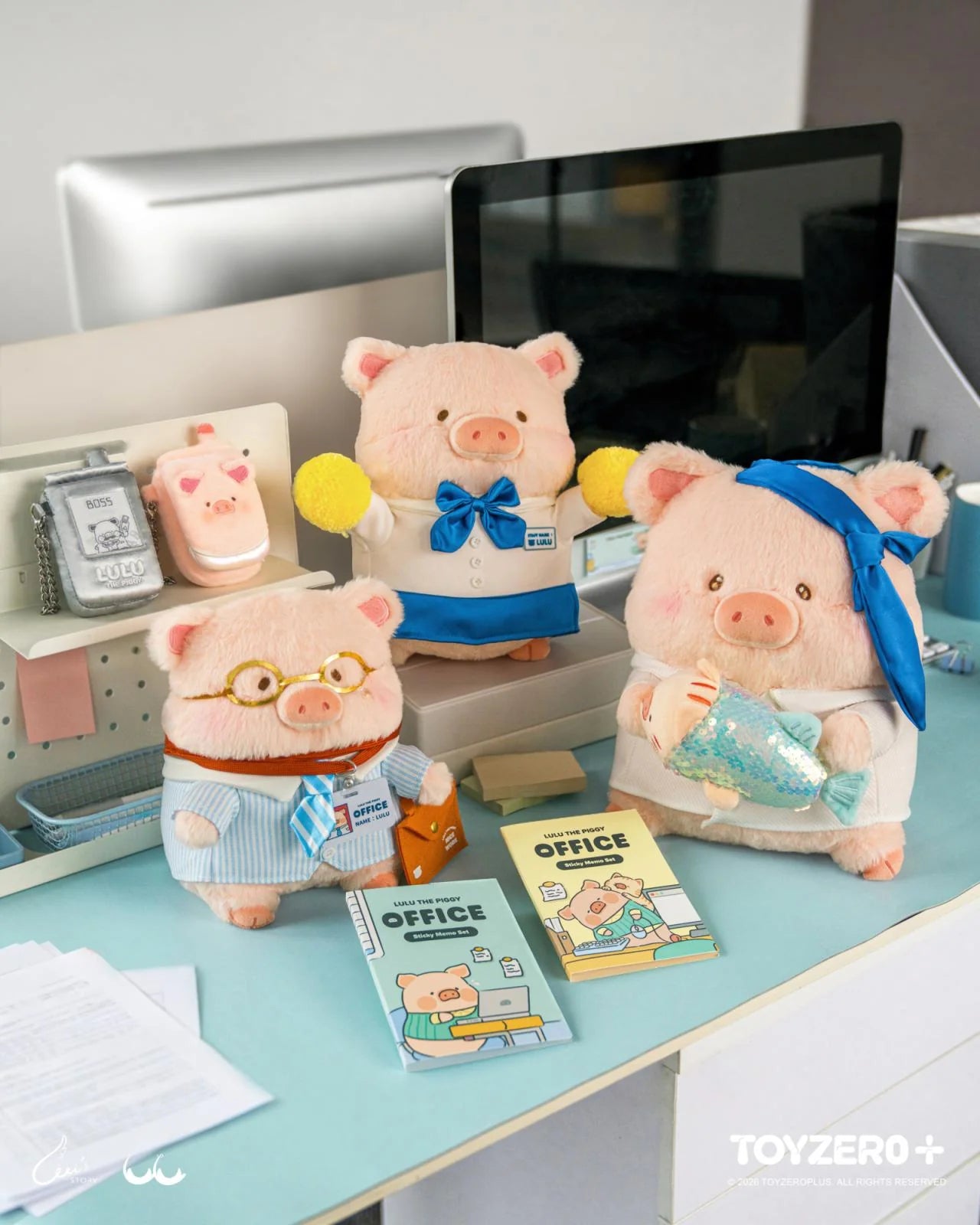 LuLu the Piggy Office Series - Cheer Up Lu Plush