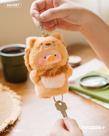 LuLu the Piggy Animal Party Vol. 2 - Cutest Butler PVC Face Plush Key Cover Keychain (Blind Box)