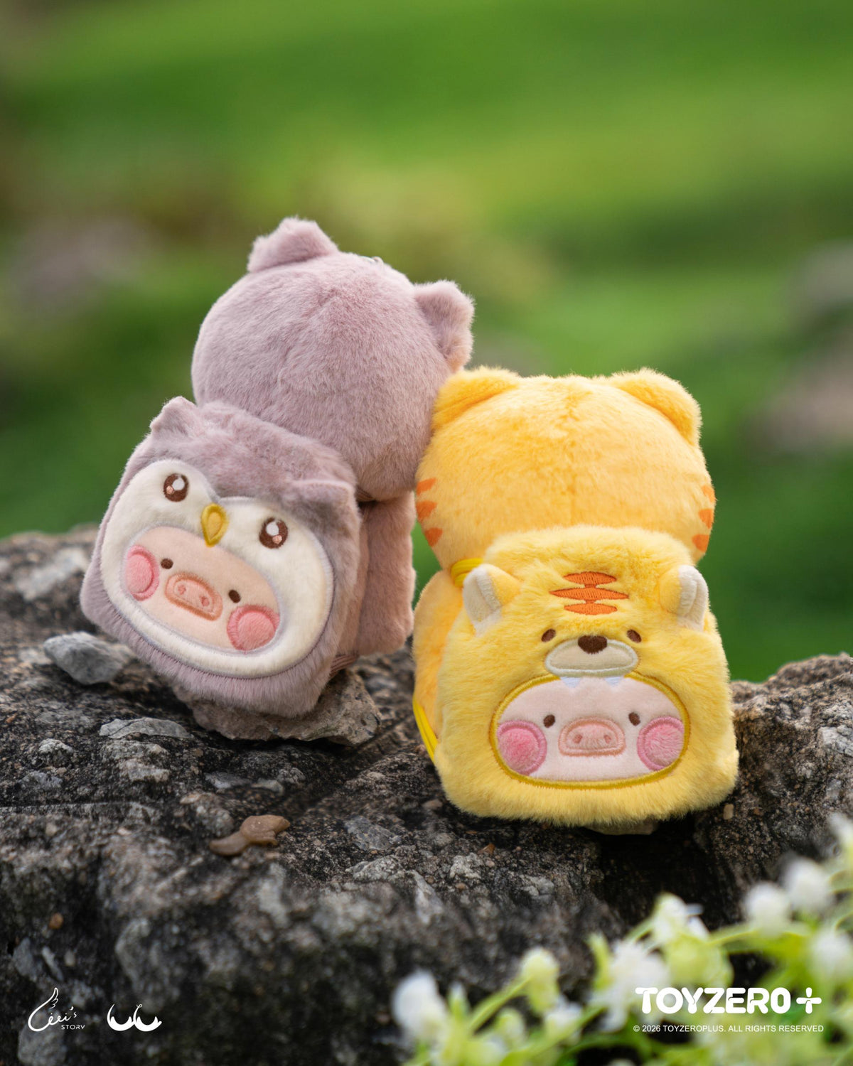 LuLu the Piggy Animal Party Vol. 2 - Mini Drawstring Plush Earphone Bag Keychain (Blind Box)