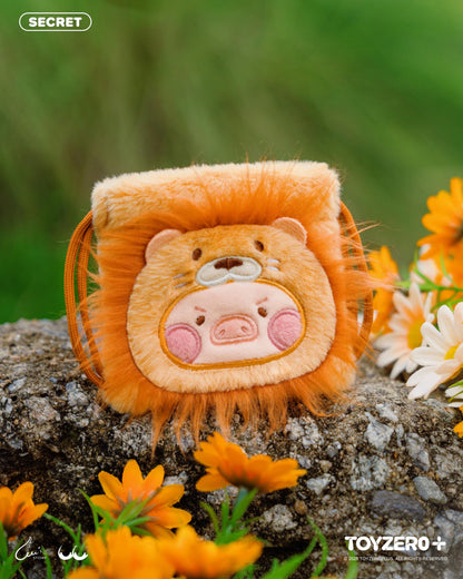 LuLu the Piggy Animal Party Vol. 2 - Mini Drawstring Plush Earphone Bag Keychain (Blind Box)