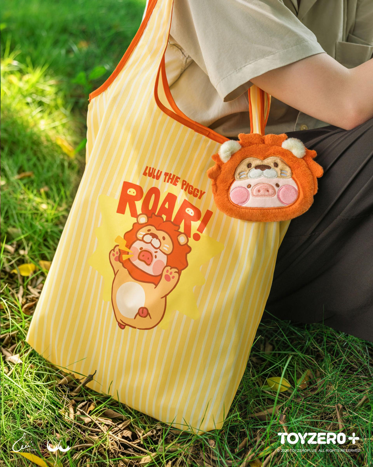 LuLu the Piggy Animal Party Vol. 2 – Eco Bag (Lion Lu ver.)