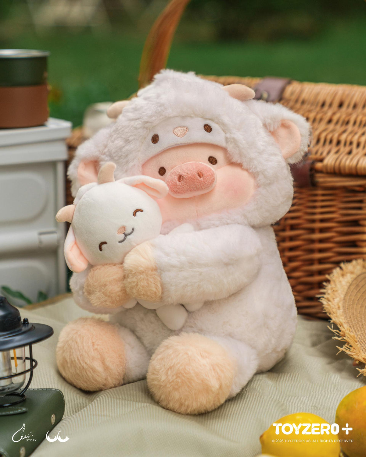 LuLu the Piggy Animal Party Vol. 2 – Big Hug Plush (Sheep Lu ver.)