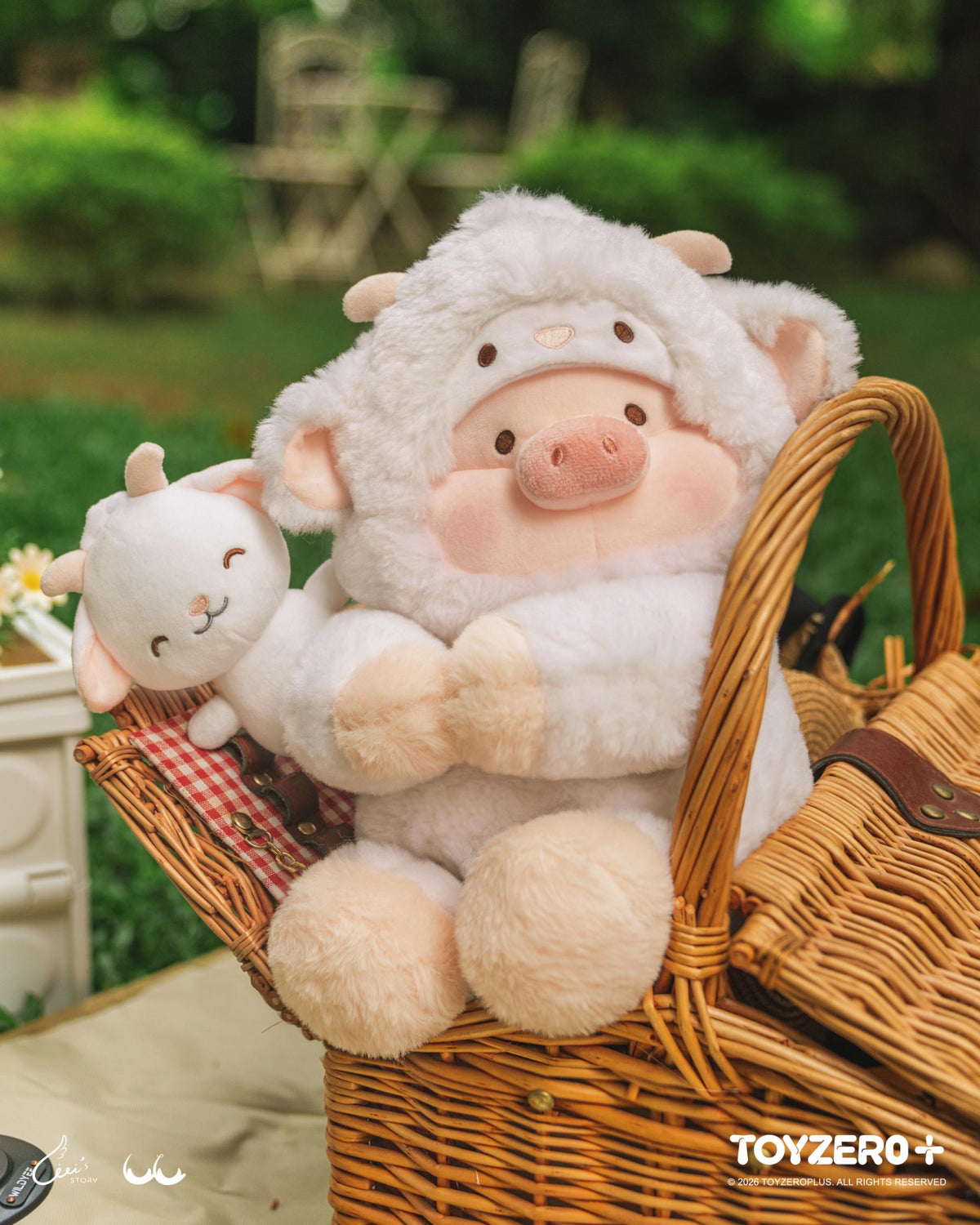 LuLu the Piggy Animal Party Vol. 2 – Big Hug Plush (Sheep Lu ver.)