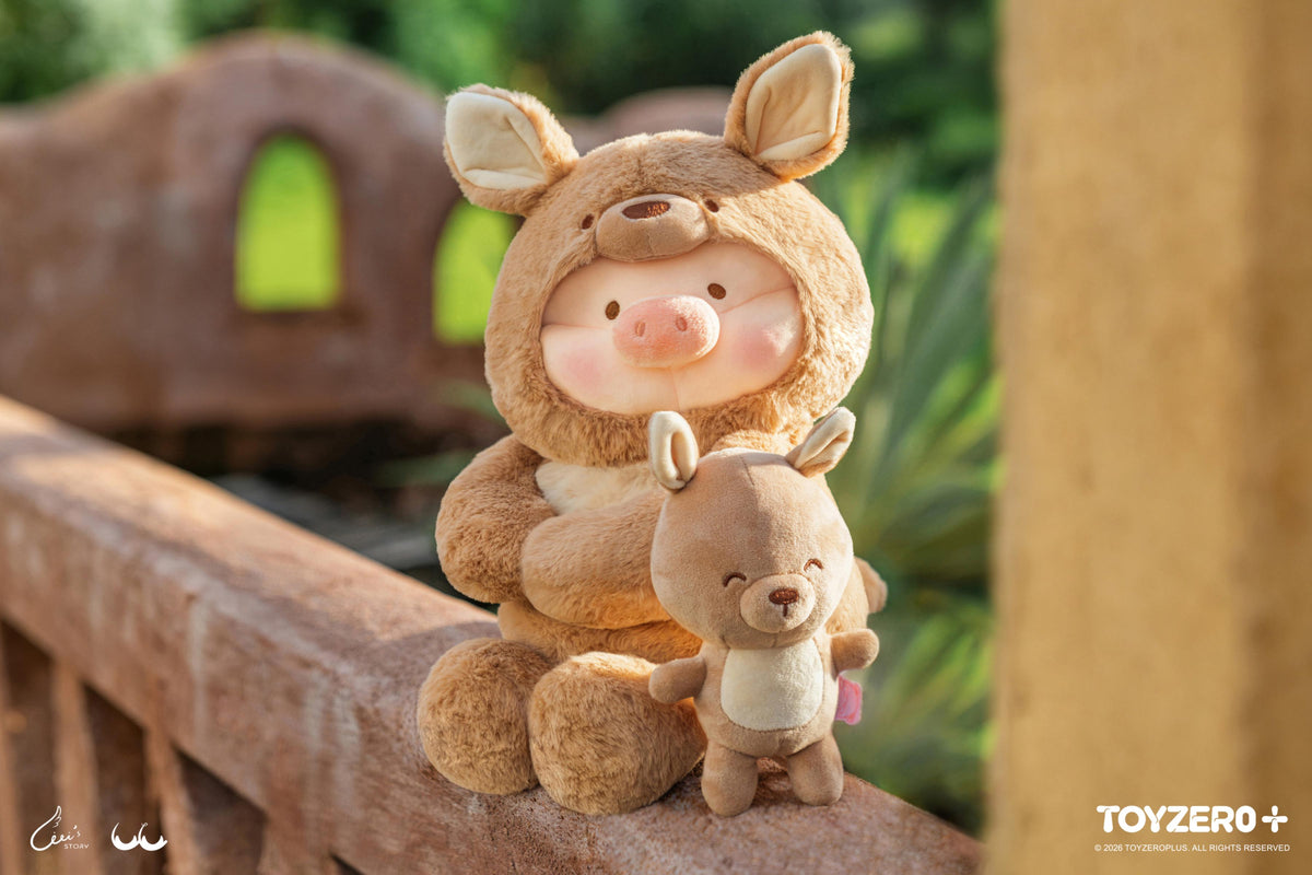 Australia Exclusive - LuLu the Piggy Animal Party Vol. 2 – Big Hug Plush (Kangaroo Lu ver.)