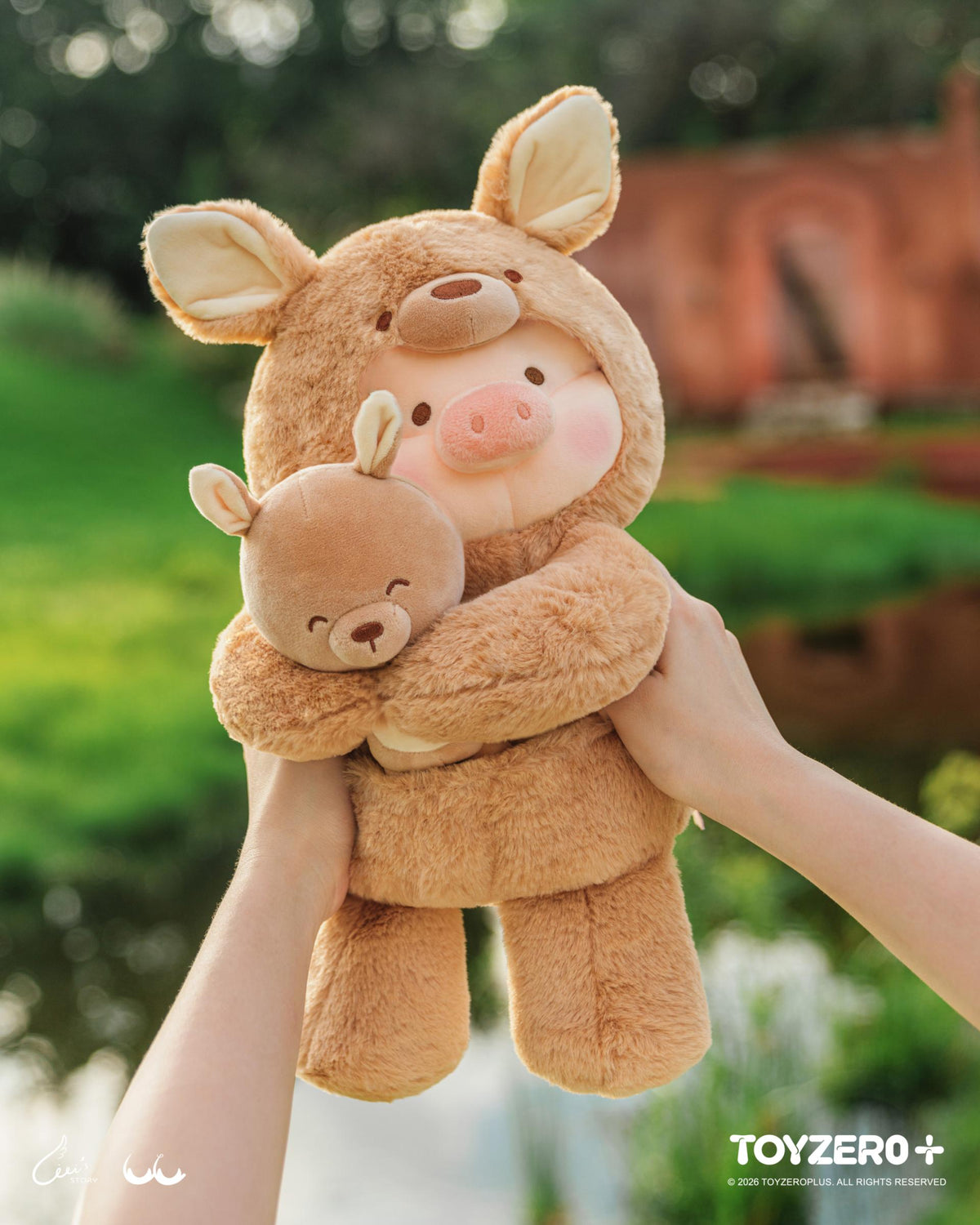 Australia Exclusive - LuLu the Piggy Animal Party Vol. 2 – Big Hug Plush (Kangaroo Lu ver.)