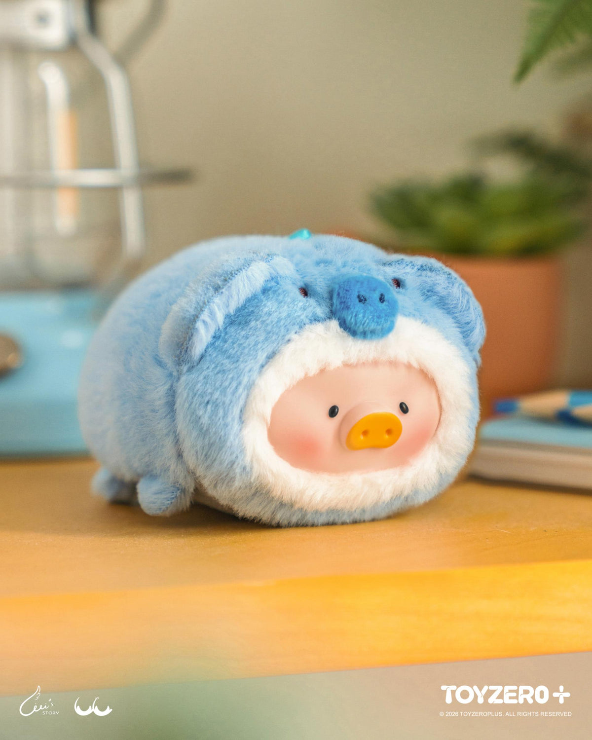 LuLu the Piggy Animal Party Vol. 2 - Stick together PVC Face Plush Keychain (Blind Box)
