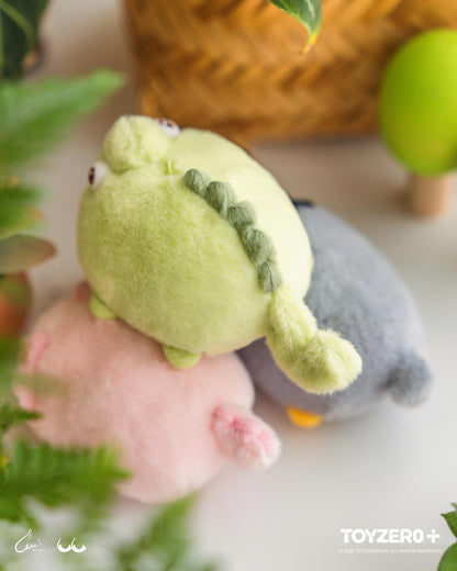 LuLu the Piggy Animal Party Vol. 2 - Stick together PVC Face Plush Keychain (Blind Box)