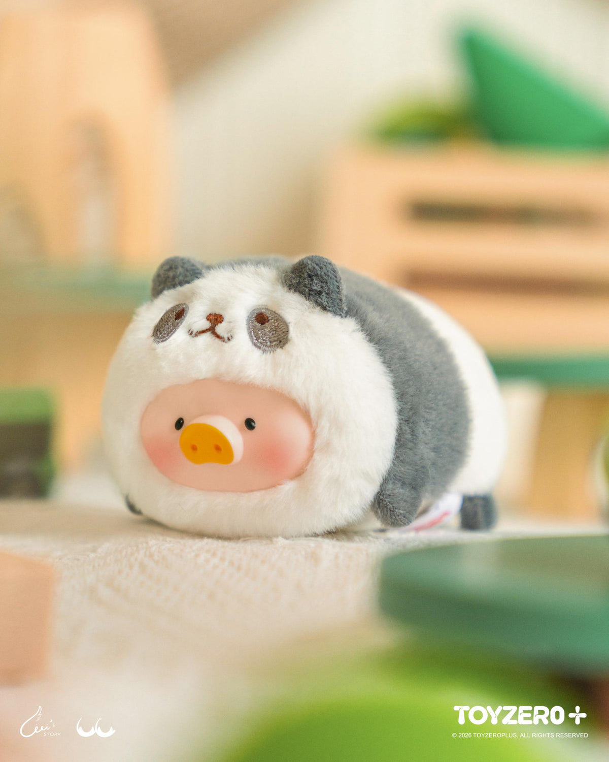 LuLu the Piggy Animal Party Vol. 2 - Stick together PVC Face Plush Keychain (Blind Box)