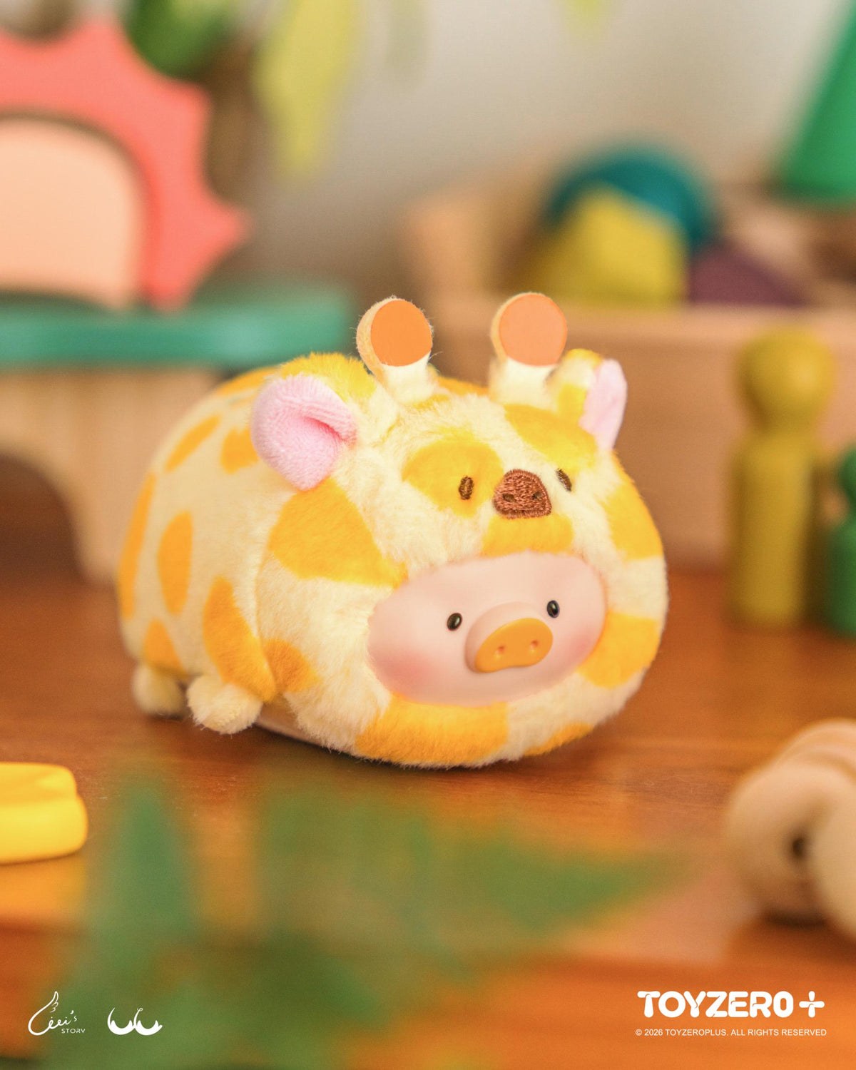 LuLu the Piggy Animal Party Vol. 2 - Stick together PVC Face Plush Keychain (Blind Box)