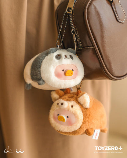 LuLu the Piggy Animal Party Vol. 2 - Stick together PVC Face Plush Keychain (Blind Box)