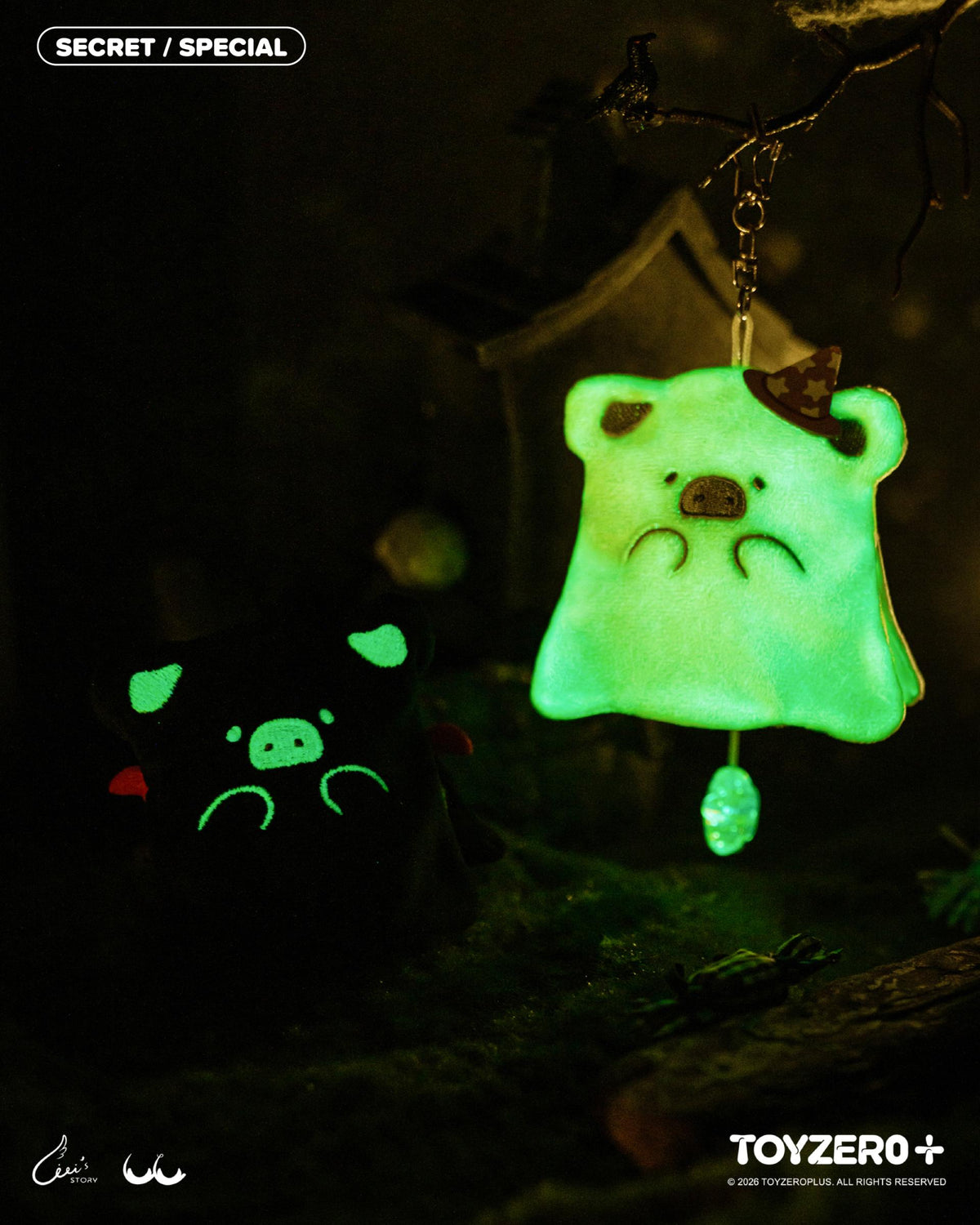LuLu the Piggy Horror Story Series - Moody Boo Plush Keychain Blind Box