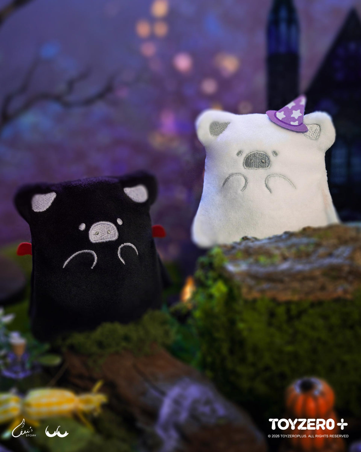 LuLu the Piggy Horror Story Series - Moody Boo Plush Keychain Blind Box