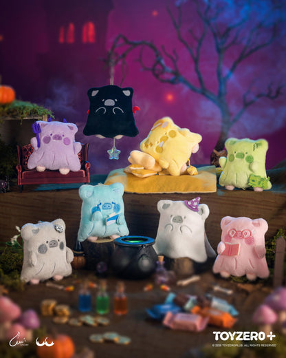 LuLu the Piggy Horror Story Series - Moody Boo Plush Keychain Blind Box