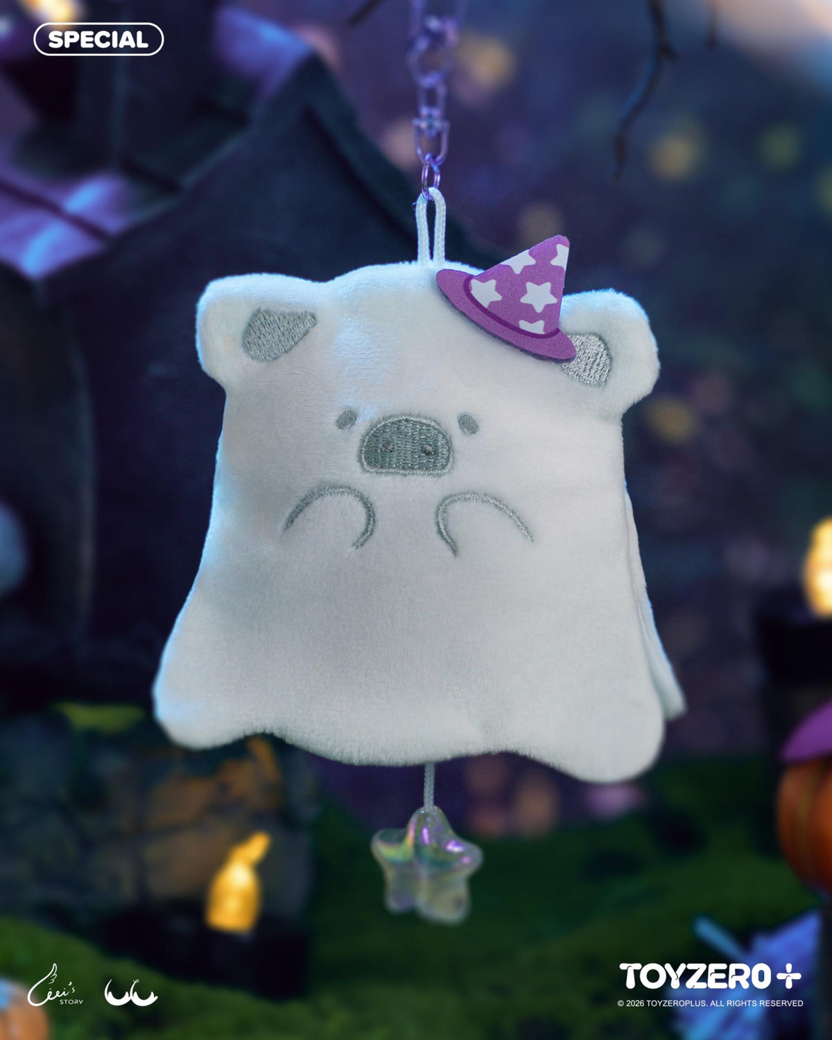 LuLu the Piggy Horror Story Series - Moody Boo Plush Keychain Blind Box