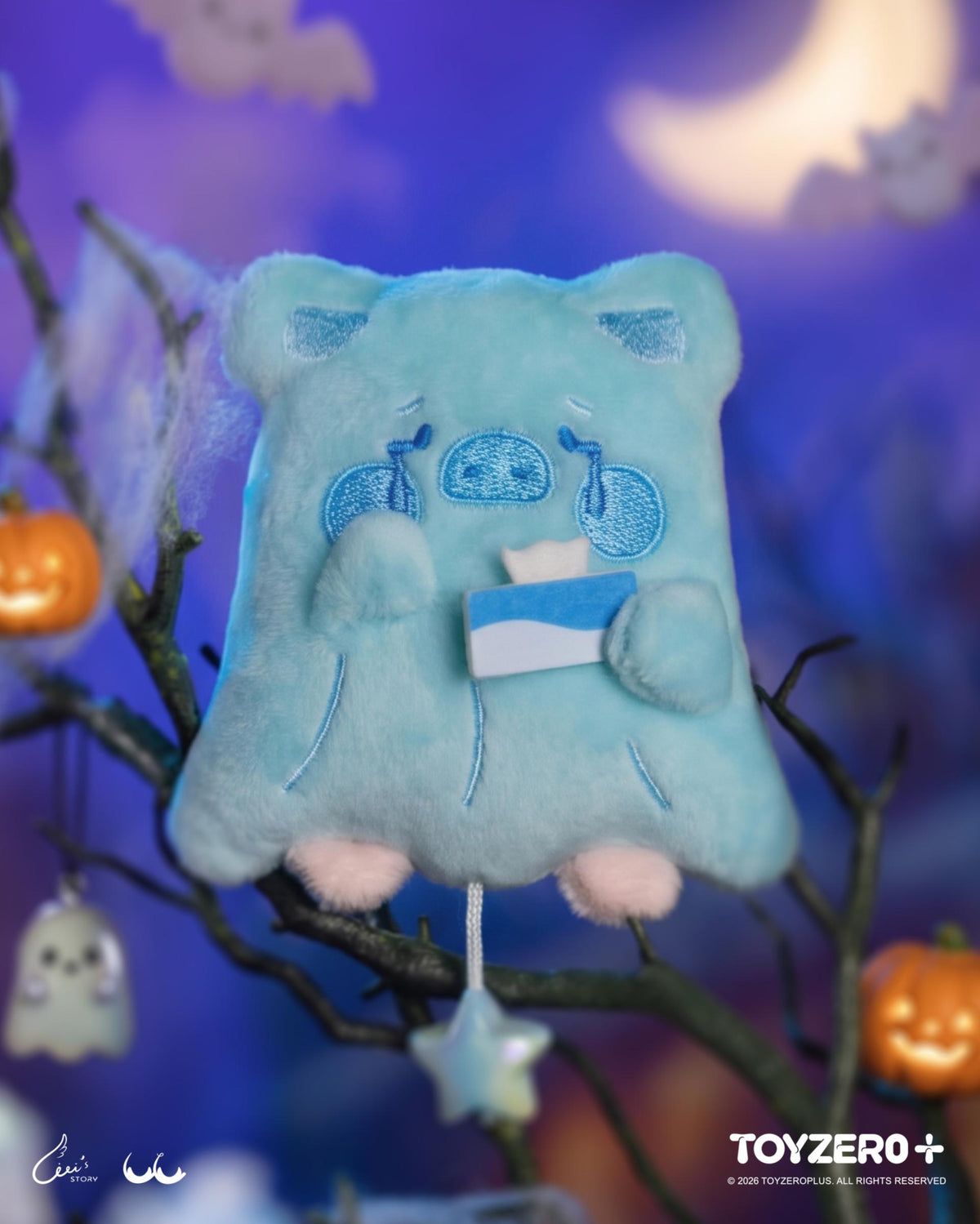 LuLu the Piggy Horror Story Series - Moody Boo Plush Keychain Blind Box