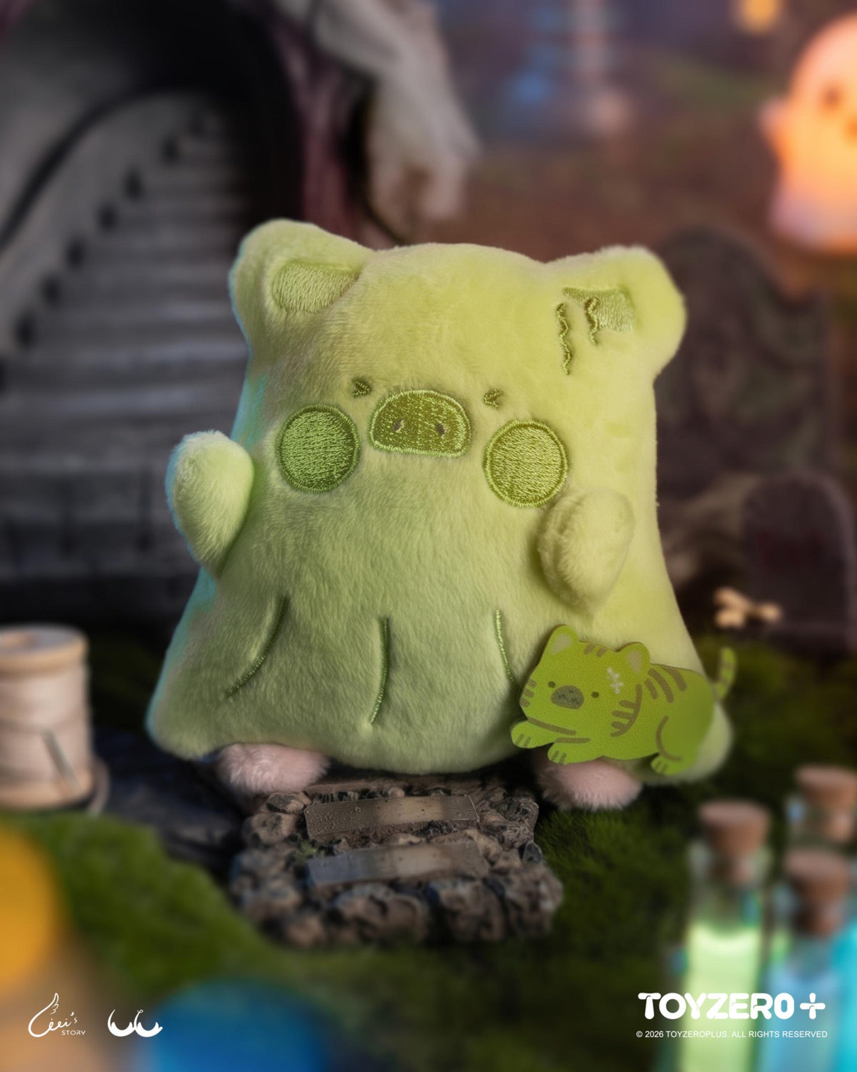 LuLu the Piggy Horror Story Series - Moody Boo Plush Keychain Blind Box
