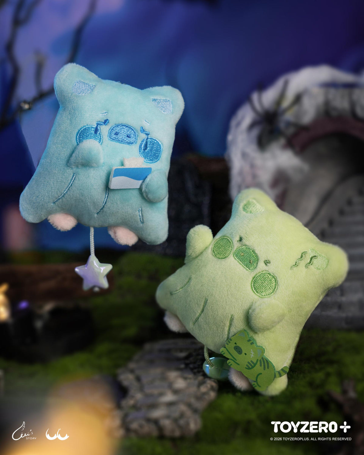 LuLu the Piggy Horror Story Series - Moody Boo Plush Keychain Blind Box