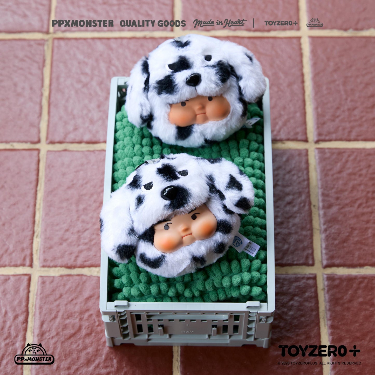 PP X MONSTER PUPPY BROS Vol.2- PVC Plush Keychain Series (Blindbox)