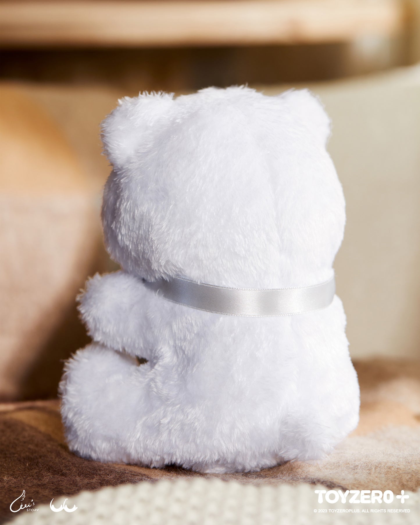 LULU THE PIGGY - 14CM TEDDY LULU PLUSH (THE FOREST EDITION - POLAR WHITE)