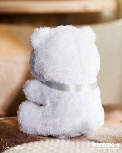 LULU THE PIGGY - 14CM TEDDY LULU PLUSH (THE FOREST EDITION - POLAR WHITE)