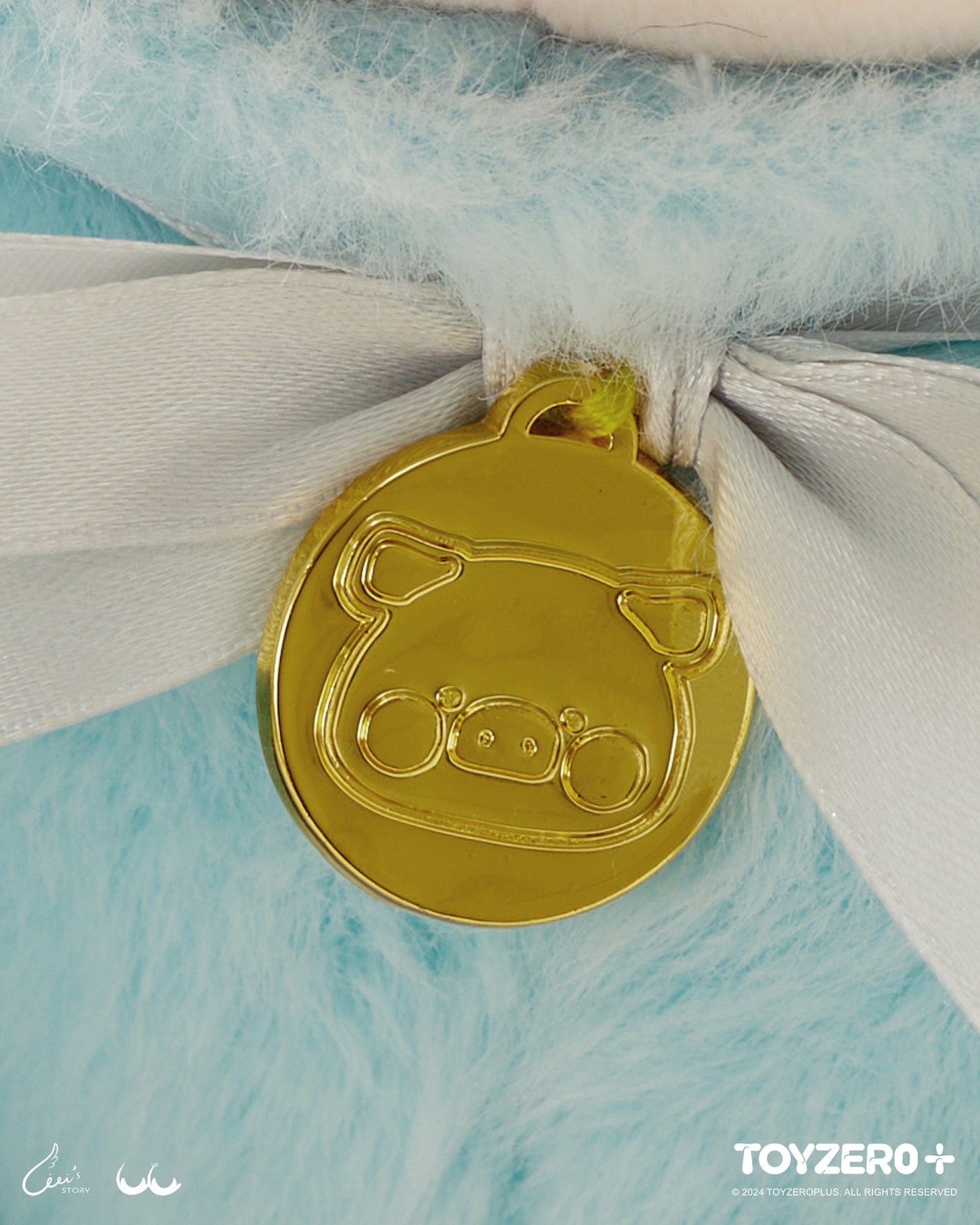 LULU THE PIGGY - 14CM TEDDY LULU PLUSH (LIMITED EDITION - SKY BLUE)